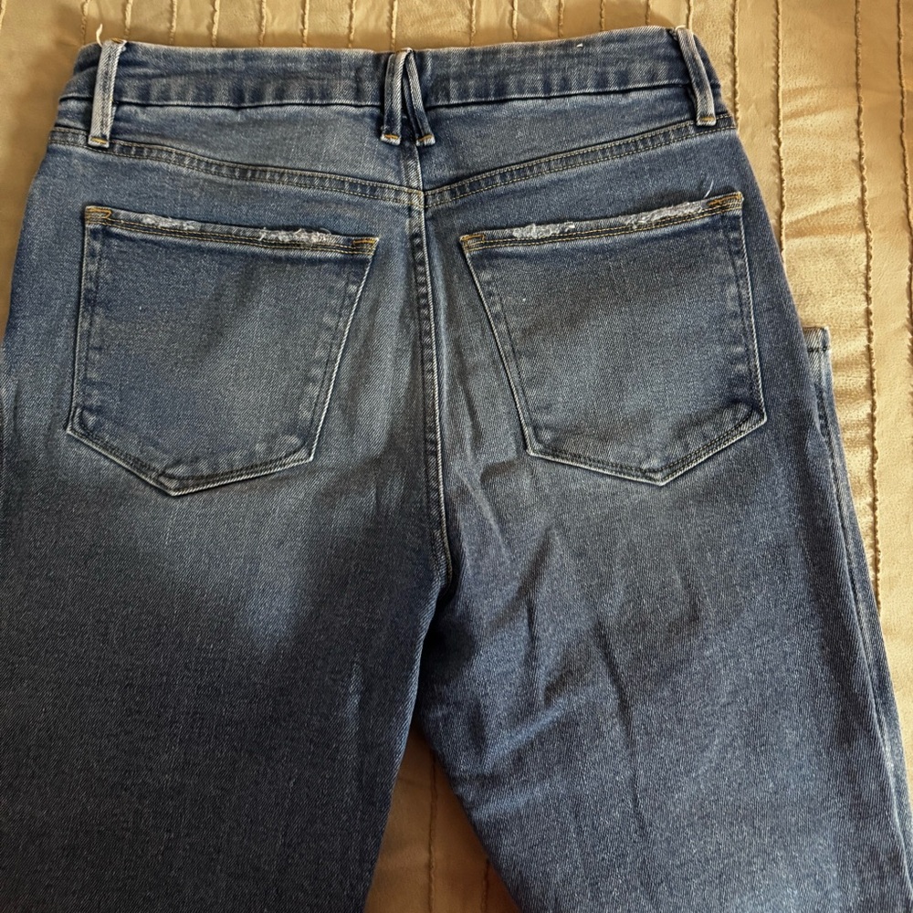 Good American Light Blue Distressed Skinny Jeans - Picture 2 of 3